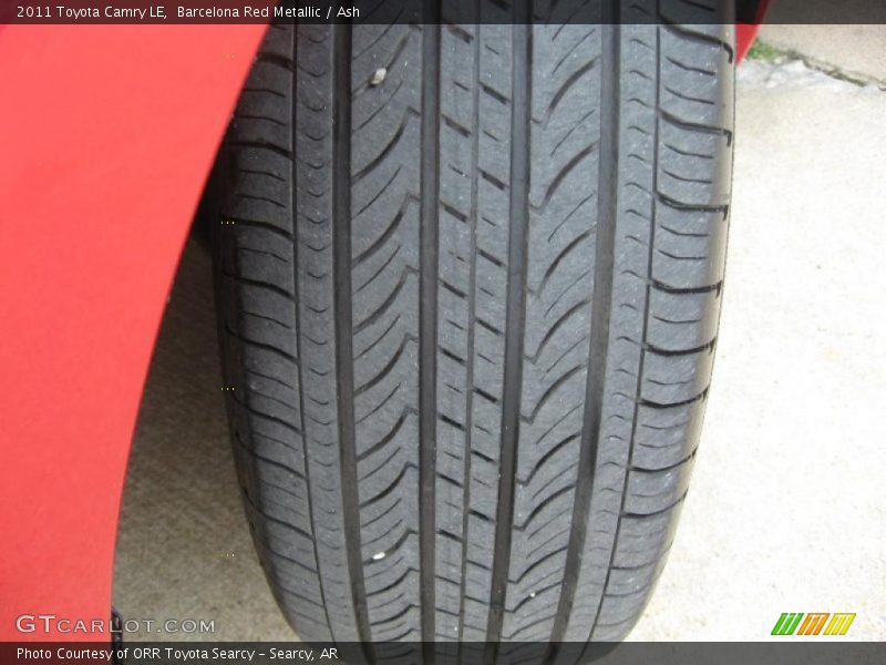 Barcelona Red Metallic / Ash 2011 Toyota Camry LE