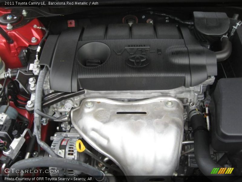 Barcelona Red Metallic / Ash 2011 Toyota Camry LE
