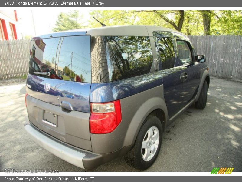 Eternal Blue Pearl / Gray 2003 Honda Element EX AWD
