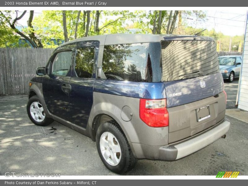 Eternal Blue Pearl / Gray 2003 Honda Element EX AWD