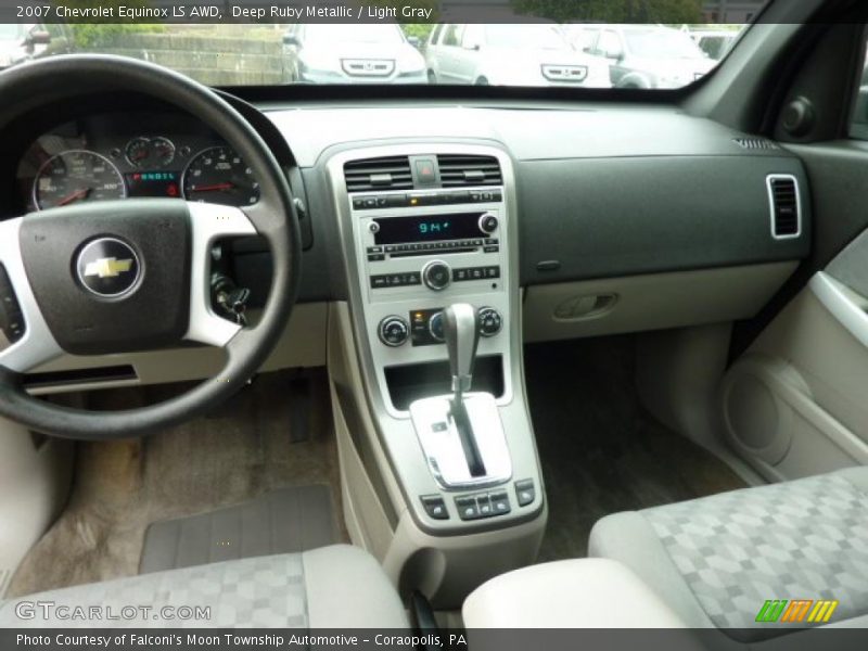 Deep Ruby Metallic / Light Gray 2007 Chevrolet Equinox LS AWD