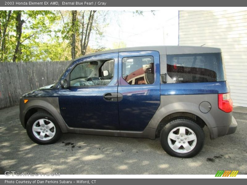 Eternal Blue Pearl / Gray 2003 Honda Element EX AWD