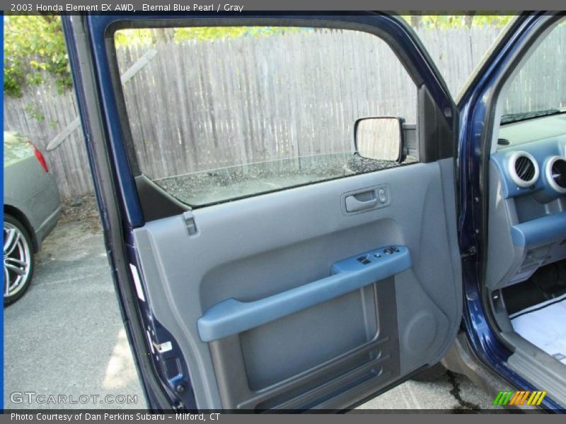 Eternal Blue Pearl / Gray 2003 Honda Element EX AWD