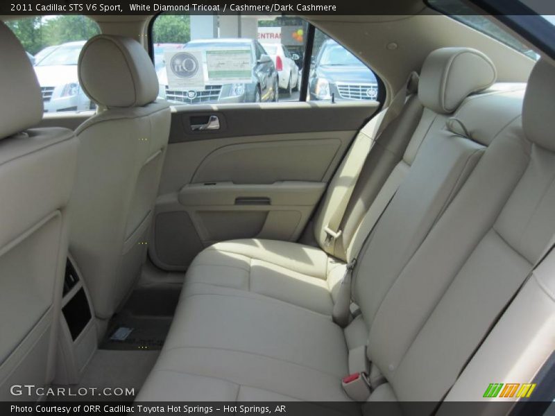 White Diamond Tricoat / Cashmere/Dark Cashmere 2011 Cadillac STS V6 Sport