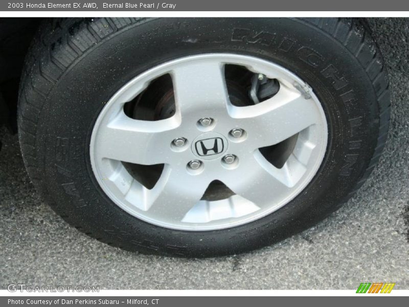 Eternal Blue Pearl / Gray 2003 Honda Element EX AWD