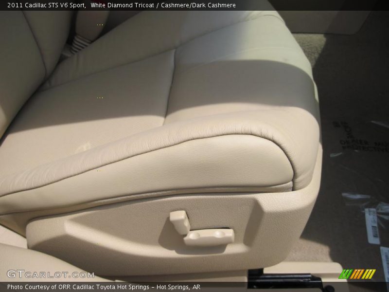 White Diamond Tricoat / Cashmere/Dark Cashmere 2011 Cadillac STS V6 Sport