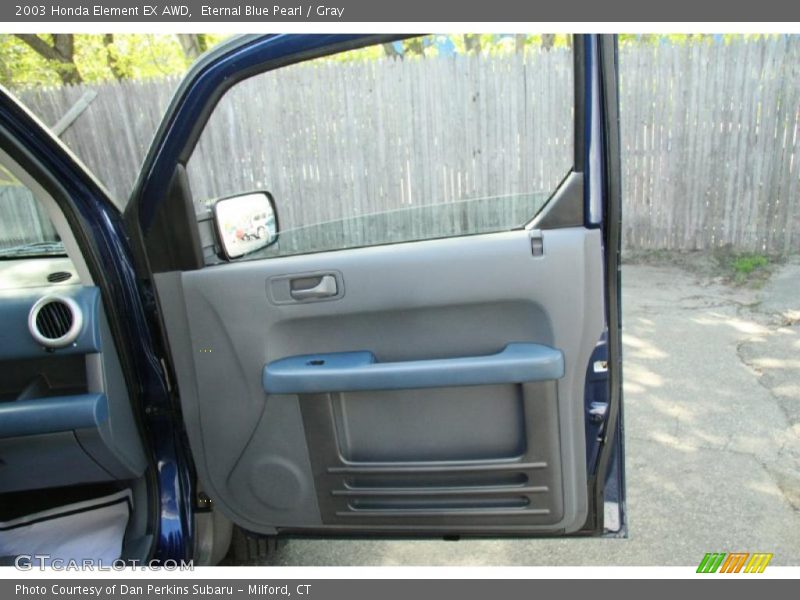 Eternal Blue Pearl / Gray 2003 Honda Element EX AWD