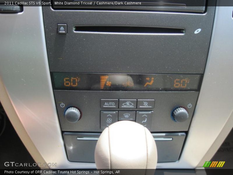 White Diamond Tricoat / Cashmere/Dark Cashmere 2011 Cadillac STS V6 Sport