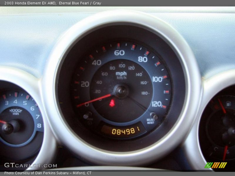 Eternal Blue Pearl / Gray 2003 Honda Element EX AWD