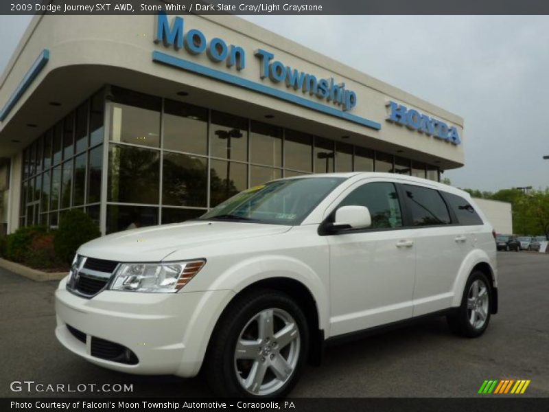 Stone White / Dark Slate Gray/Light Graystone 2009 Dodge Journey SXT AWD