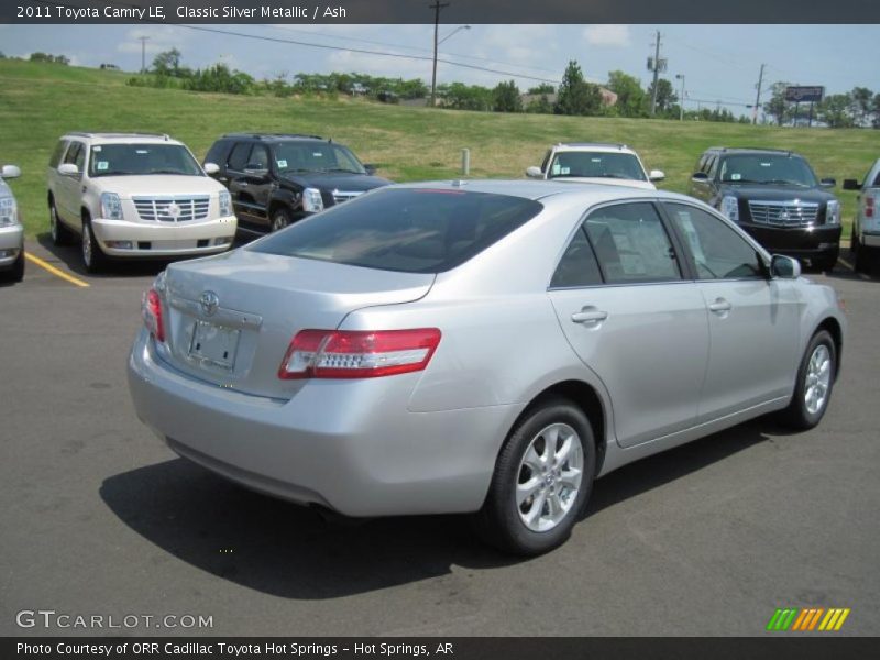 Classic Silver Metallic / Ash 2011 Toyota Camry LE