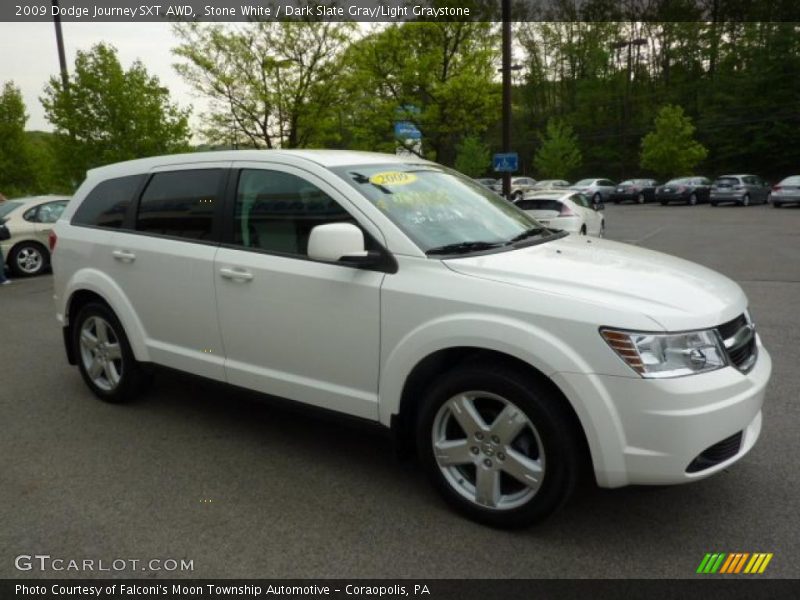Stone White / Dark Slate Gray/Light Graystone 2009 Dodge Journey SXT AWD