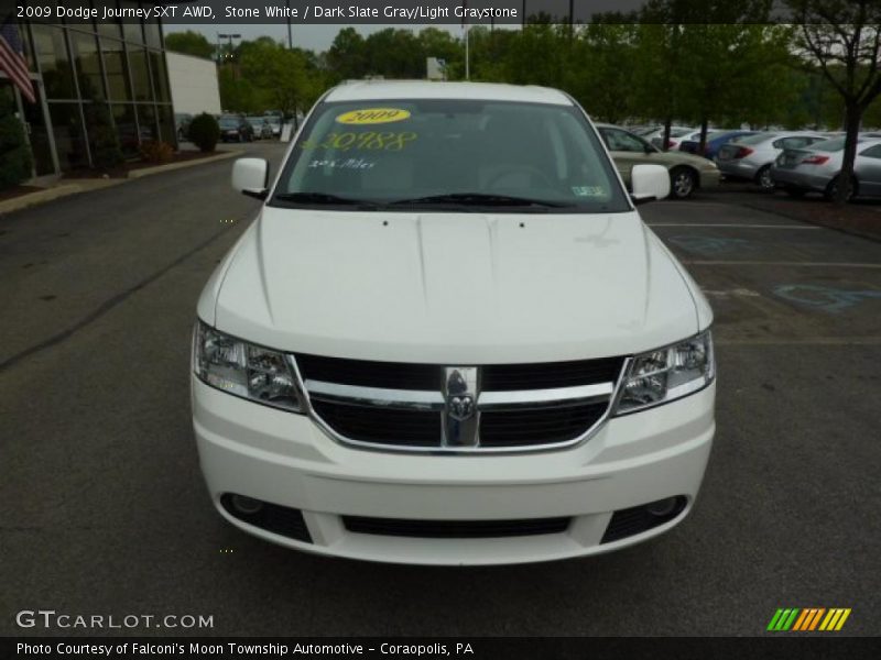 Stone White / Dark Slate Gray/Light Graystone 2009 Dodge Journey SXT AWD