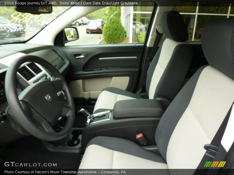Stone White / Dark Slate Gray/Light Graystone 2009 Dodge Journey SXT AWD