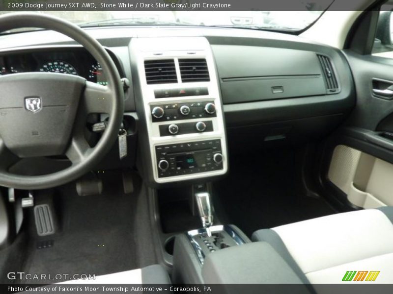 Stone White / Dark Slate Gray/Light Graystone 2009 Dodge Journey SXT AWD