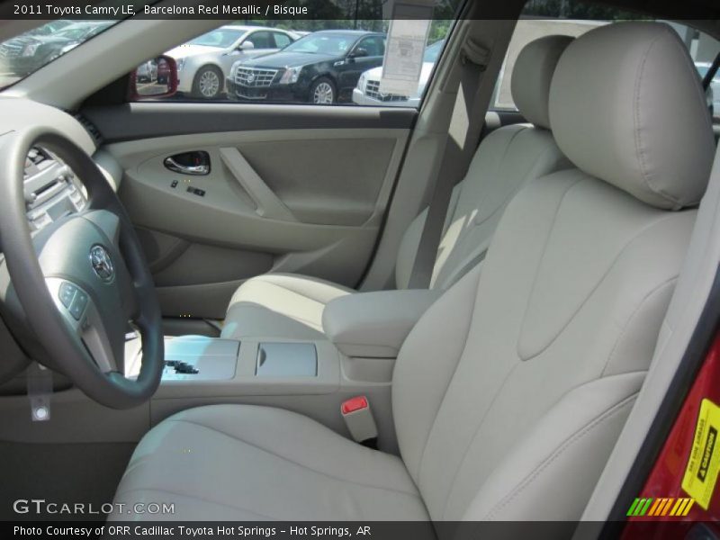 Barcelona Red Metallic / Bisque 2011 Toyota Camry LE