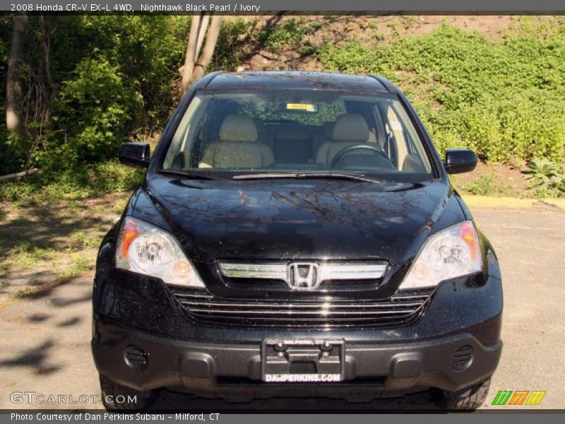 Nighthawk Black Pearl / Ivory 2008 Honda CR-V EX-L 4WD
