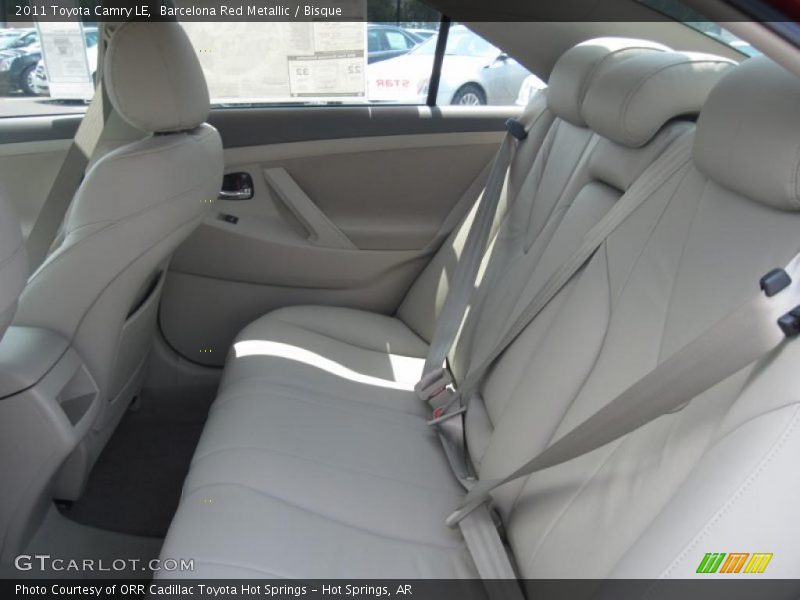 Barcelona Red Metallic / Bisque 2011 Toyota Camry LE
