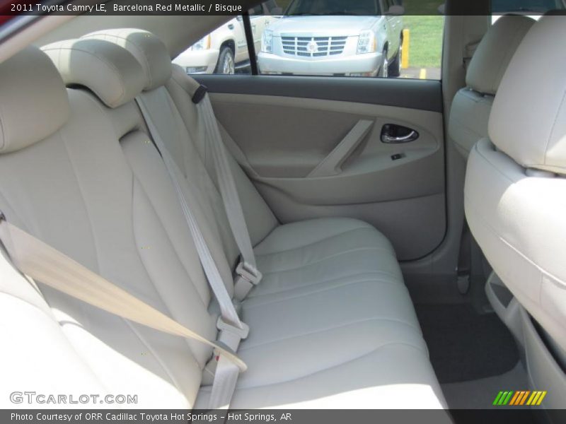 Barcelona Red Metallic / Bisque 2011 Toyota Camry LE