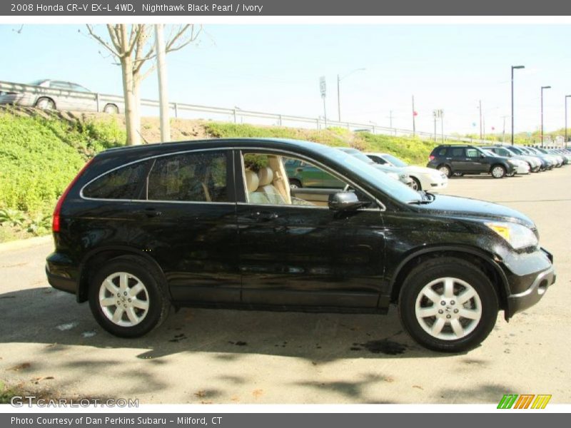 Nighthawk Black Pearl / Ivory 2008 Honda CR-V EX-L 4WD