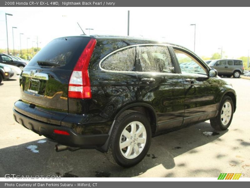 Nighthawk Black Pearl / Ivory 2008 Honda CR-V EX-L 4WD