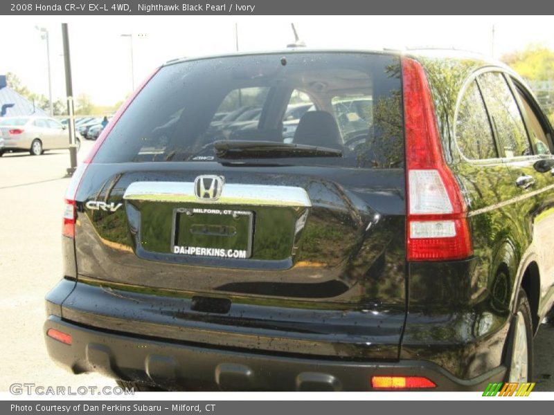 Nighthawk Black Pearl / Ivory 2008 Honda CR-V EX-L 4WD