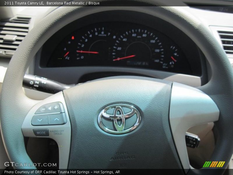 Barcelona Red Metallic / Bisque 2011 Toyota Camry LE