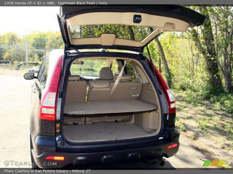 Nighthawk Black Pearl / Ivory 2008 Honda CR-V EX-L 4WD