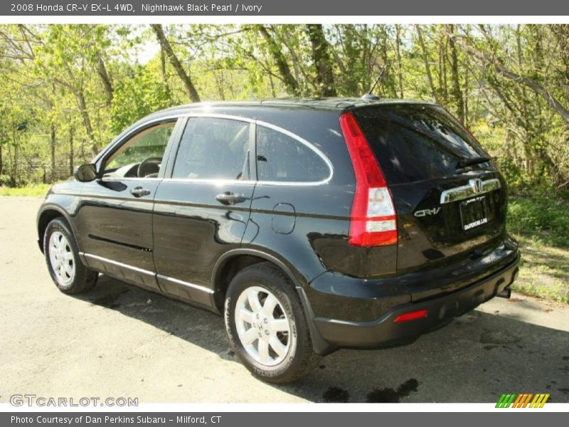 Nighthawk Black Pearl / Ivory 2008 Honda CR-V EX-L 4WD