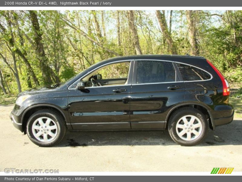 Nighthawk Black Pearl / Ivory 2008 Honda CR-V EX-L 4WD
