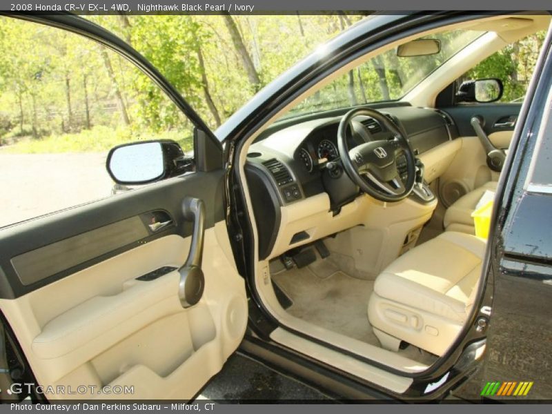 Nighthawk Black Pearl / Ivory 2008 Honda CR-V EX-L 4WD