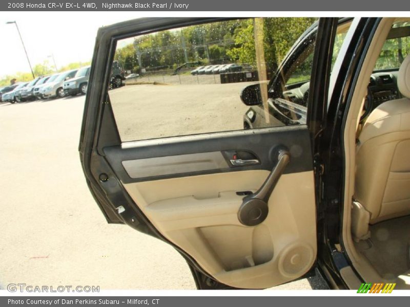 Nighthawk Black Pearl / Ivory 2008 Honda CR-V EX-L 4WD
