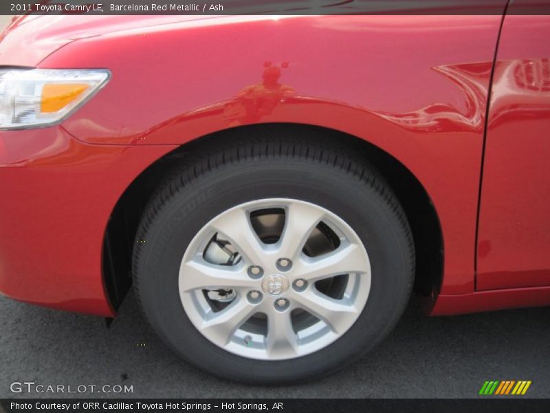 Barcelona Red Metallic / Ash 2011 Toyota Camry LE