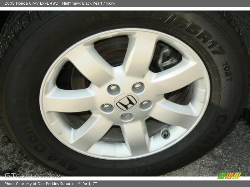 Nighthawk Black Pearl / Ivory 2008 Honda CR-V EX-L 4WD