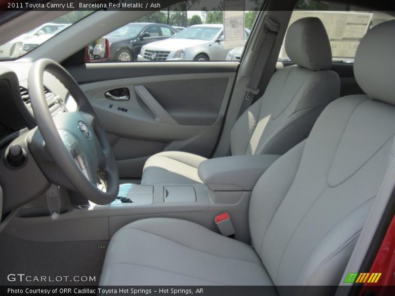 Barcelona Red Metallic / Ash 2011 Toyota Camry LE