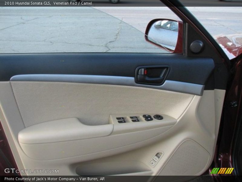 Venetian Red / Camel 2010 Hyundai Sonata GLS