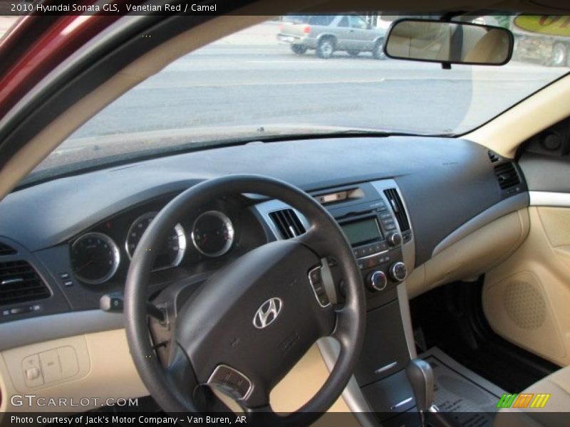 Venetian Red / Camel 2010 Hyundai Sonata GLS