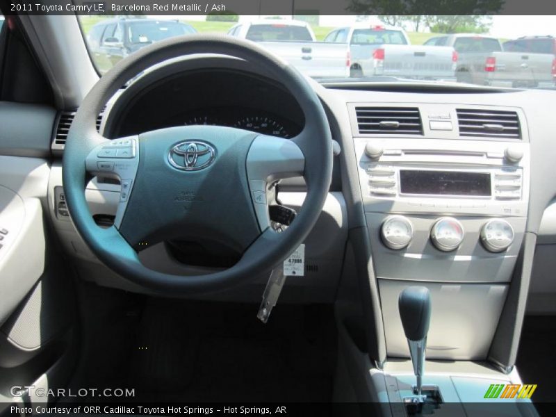 Barcelona Red Metallic / Ash 2011 Toyota Camry LE