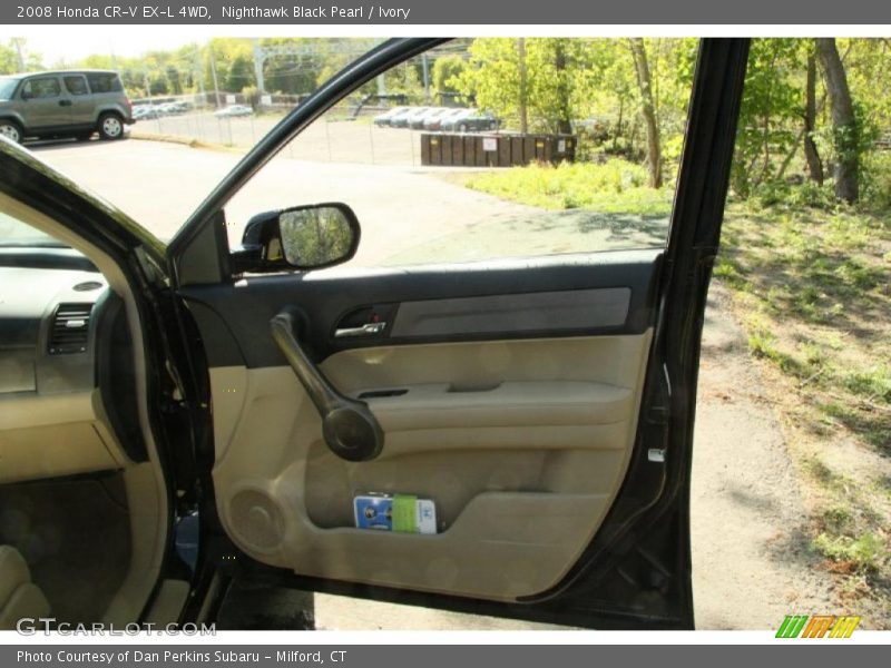Nighthawk Black Pearl / Ivory 2008 Honda CR-V EX-L 4WD