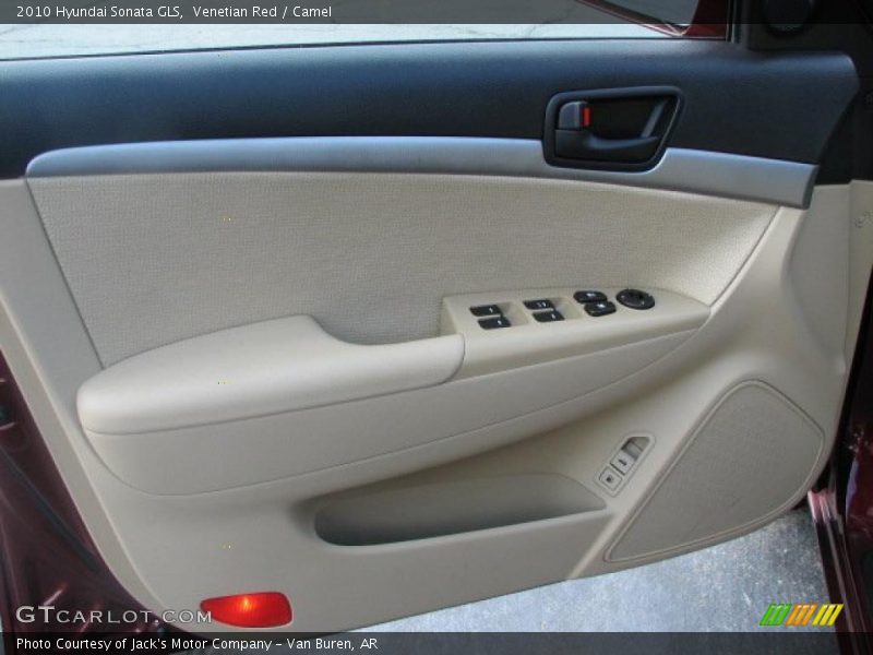 Venetian Red / Camel 2010 Hyundai Sonata GLS