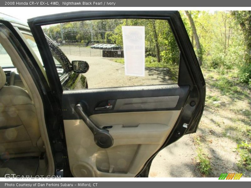 Nighthawk Black Pearl / Ivory 2008 Honda CR-V EX-L 4WD