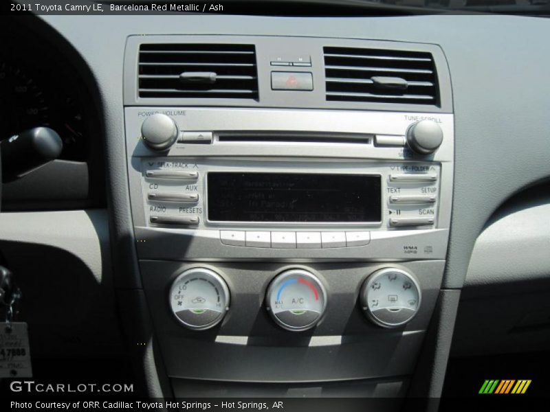Barcelona Red Metallic / Ash 2011 Toyota Camry LE