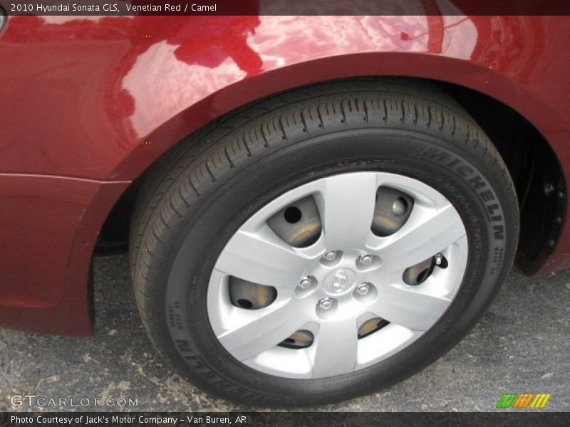 Venetian Red / Camel 2010 Hyundai Sonata GLS