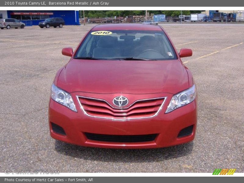 Barcelona Red Metallic / Ash Gray 2010 Toyota Camry LE