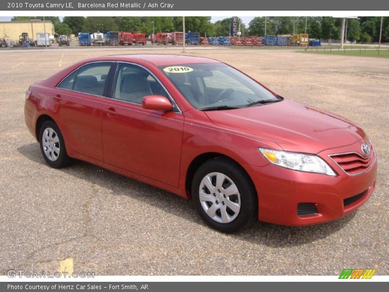 Barcelona Red Metallic / Ash Gray 2010 Toyota Camry LE