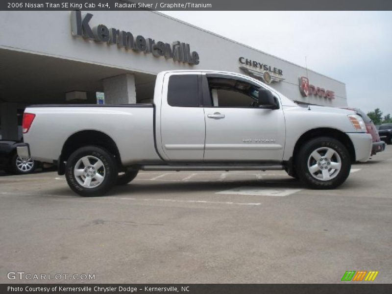 Radiant Silver / Graphite/Titanium 2006 Nissan Titan SE King Cab 4x4