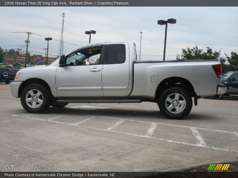 Radiant Silver / Graphite/Titanium 2006 Nissan Titan SE King Cab 4x4