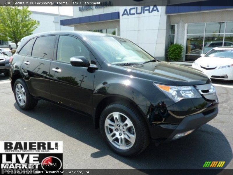 Formal Black / Parchment 2008 Acura MDX Technology