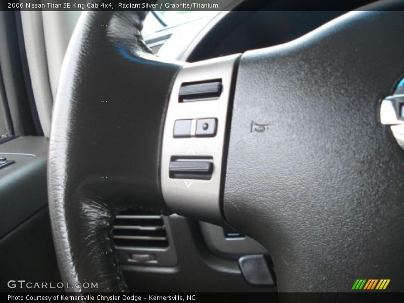Radiant Silver / Graphite/Titanium 2006 Nissan Titan SE King Cab 4x4
