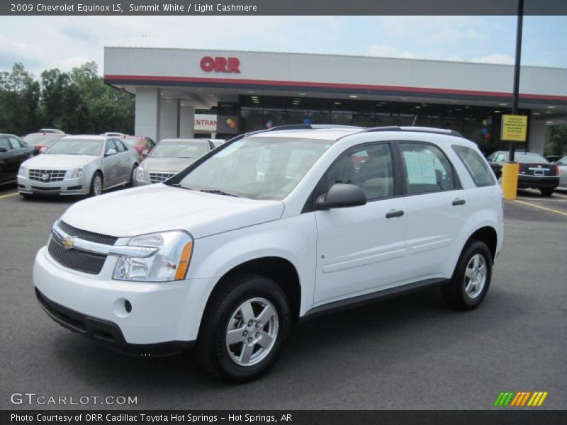 Summit White / Light Cashmere 2009 Chevrolet Equinox LS